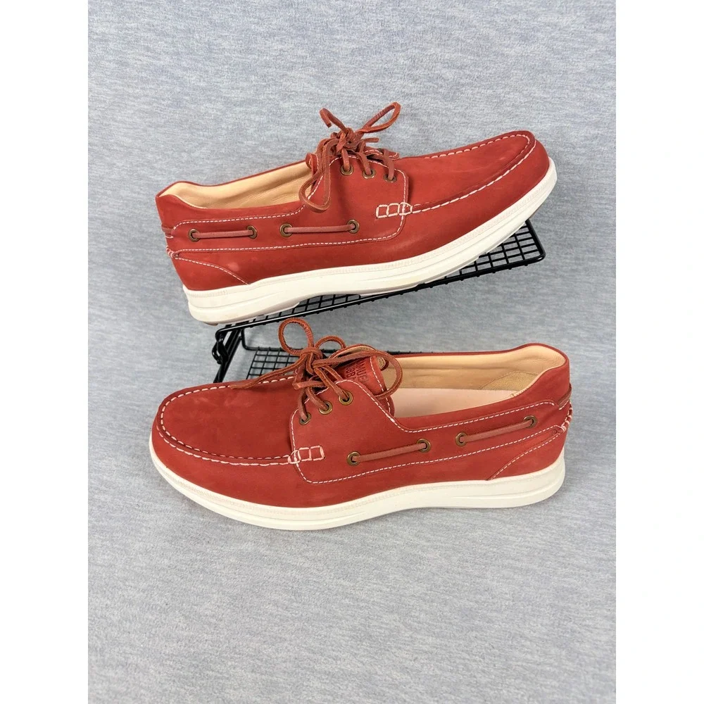 Samuel Hubbard New Endeavor Nantucket Red Boat Shoes M1500-333 Mens 12 M